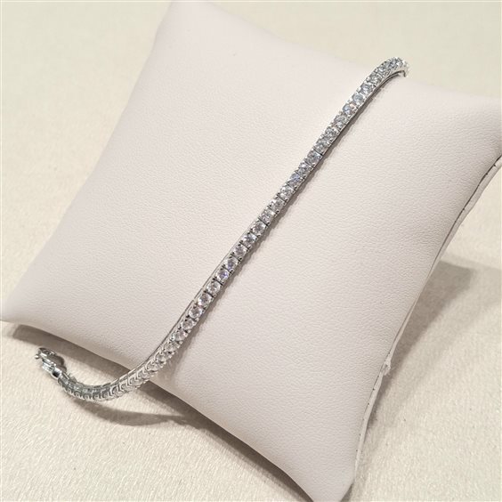 Bracciale Fanton Gioielli Donna TENNIS ZIRCONI in Oro bianco BROR-41-52 - BROR-41-52